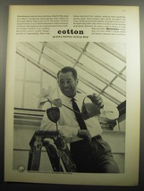 1957 National Cotton Council Advertisement - shirt by Manhattan - £14.46 GBP