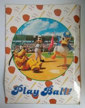 The Walt Disney Company 1989 Two Posters Mousin' Around & Play Ball 24 x 18 image 2