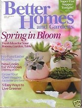 Better Homes &amp; Garden Magazine / April 2009 - £1.37 GBP