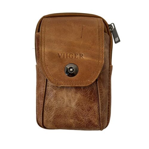 NEW VIIGER Leather Case Cell Phone HOLDER BELT LOOP &amp; KEY HOLDERS - $28.50