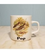 Only Yours &quot;POP&quot; Coffee Mug Cup Birds Hunting White 3.5&quot; Tall 1982 Dad Gift - £9.85 GBP