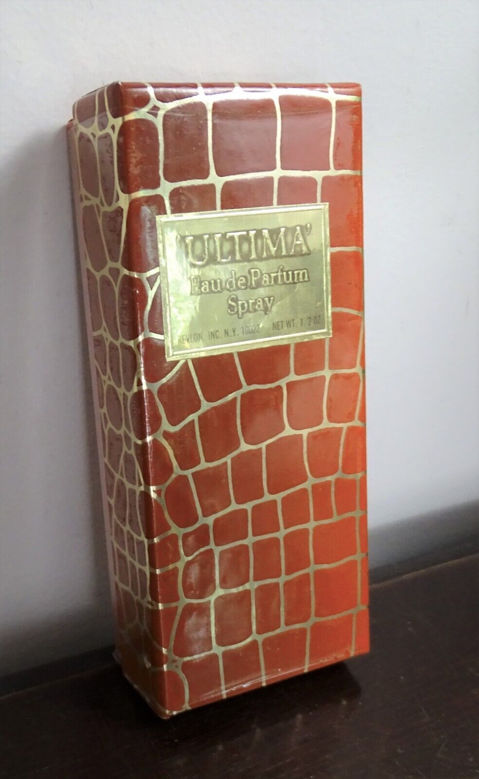 Vintage REVLON ULTIMA Eau De Parfum PERFUME 1/2 oz Spray in Sealed Gift Box NOS - $68.31