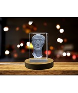 LED Base included | Julius Caesar 3D Engraved Crystal Gift - $25.99+