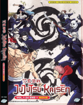 Jujutsu Kaisen (Sorcery Fight) 呪術廻戦 - Anime Tv Dvd (Vol. 1-24 End + Movie) Usa - £27.20 GBP