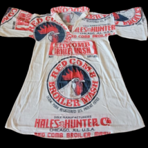 Flour Sack Thin Dress Rooster Vintage Look Feed Bag Garden Hippie Boho O... - $99.99