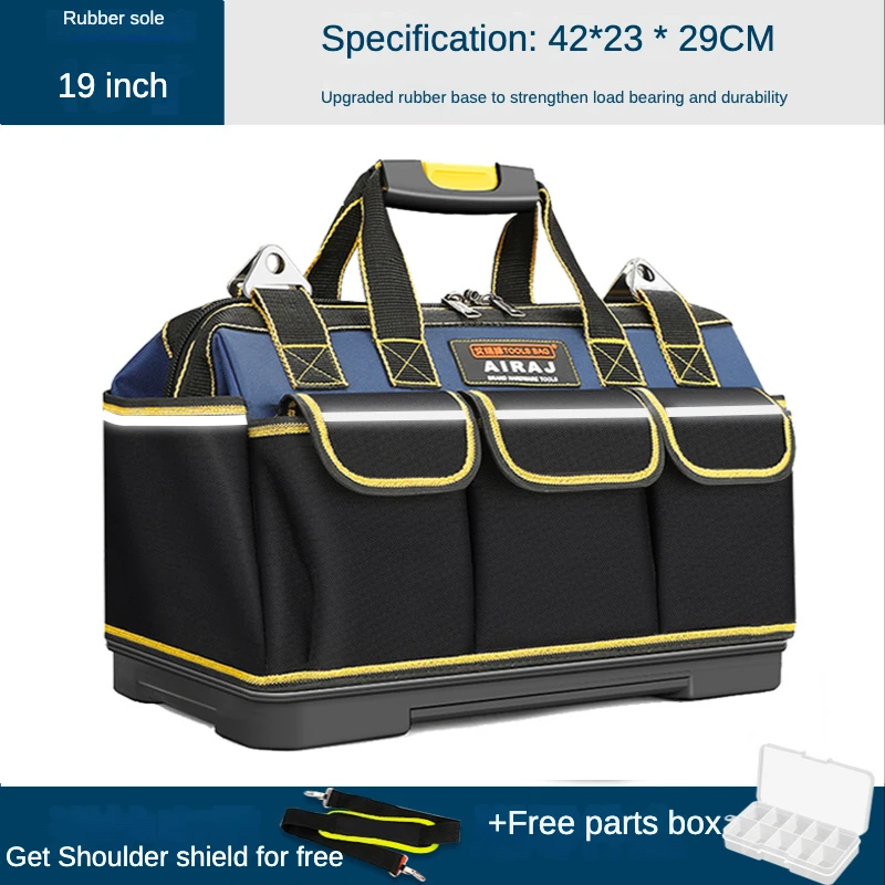 Pouch Backpack Tool Bag Large 21&quot; Capacity Cloth Waterproof Multi-function Tool  - £73.67 GBP