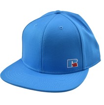 Russell Athletic Sportswear  &quot;R&quot; Logo Royal Blue Flat Bill Snapback Hat - £16.66 GBP