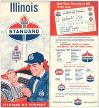 Vintage Standard Oil Eastern United States Gas Station Road Map Petroliana - £5.54 GBP