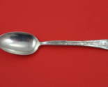 Lap Over Edge Acid Etched By Tiffany Sterling Teaspoon w/ poinsettia  6&quot; - $206.91