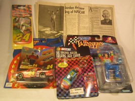 Lot Of Jeff Gordon Collectibles 1:43 Car Du Pont Figure 1997 Sports [Z165i] - $22.33