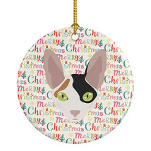 Cornish Rex Cat Christmas Ceramic Ornament Christmas Tree Hanging Decorations fo - £28.45 GBP