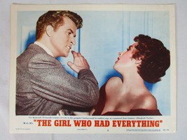 The Girl Who Had Everything 1953 #5 Lobby Card Elizabeth Taylor Fernando... - £15.49 GBP