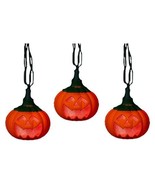 Halloween Pumpkin Light String Set - Jack-o-Lantern Party Decor, Trick o... - £23.60 GBP