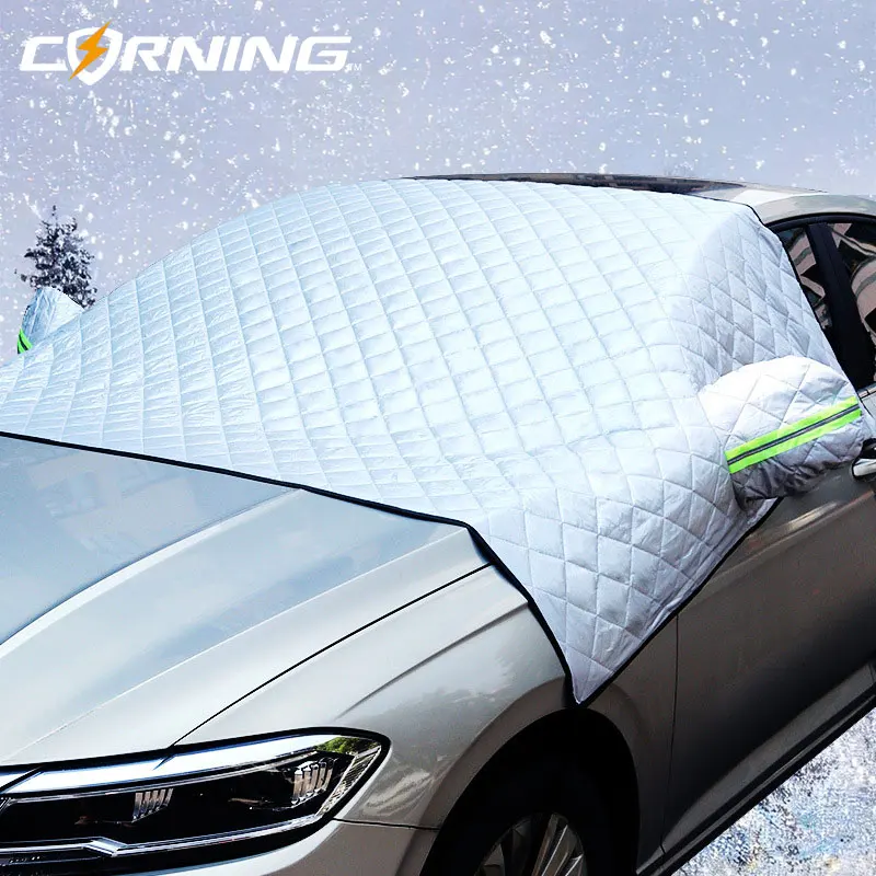 Waterproof Cover Exterior Car Covers Outdoor Half Awning Anti-Snow Windshield - £9.76 GBP+