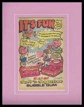 1978 Blammo Bubble Gum Framed 11x14 ORIGINAL Vintage Advertisement  - $39.59