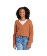 Girls&#39; Fuzzy Cardigan - art class Orange XXL 18 New With Tags - $15.03 CAD