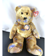 Clubby III Ty Beanie Buddy Bear 2000 Teddy Plush Buttery Yellow 15&#39;&#39; tal... - $23.00 CAD