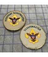 Boy Scout Patches Scout Master Assistant Scout Master Patches 1980s - $12.56