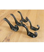 5 Vintage Style Cast Iron Wall Coat Hooks Hat Hook Hall Tree 3&quot;  *ROUGH ... - €16,37 EUR