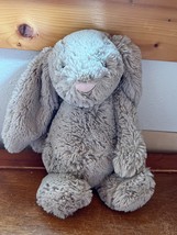 JellyCat Brown Plush Super Soft Floppy Easter Bunny Rabbit Stuffed Animal – - £9.05 GBP