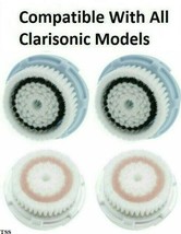 2 Radiance 2 Delicate Facial Brush Head Replacements Mia Aria For All Clarisonic - £12.63 GBP