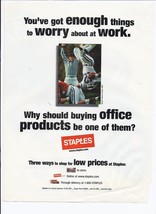 2000 Staples Print Ad Office Supplies 8.5&quot; x 11&quot; - £15.00 GBP