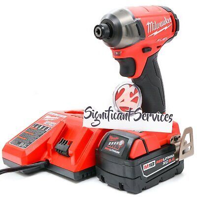 MILWAUKEE 2760-20 M18 FUEL SURGE 1/4 In. Hex Hydraulic Impact Driver 5.0... - $215.99