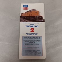 Union Pacific Employee Timetable No 2 1995 - $9.95