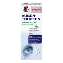  DOPPELHERZ Eye Drops Hyaluron 0.3% system 10 milliliters - $94.00