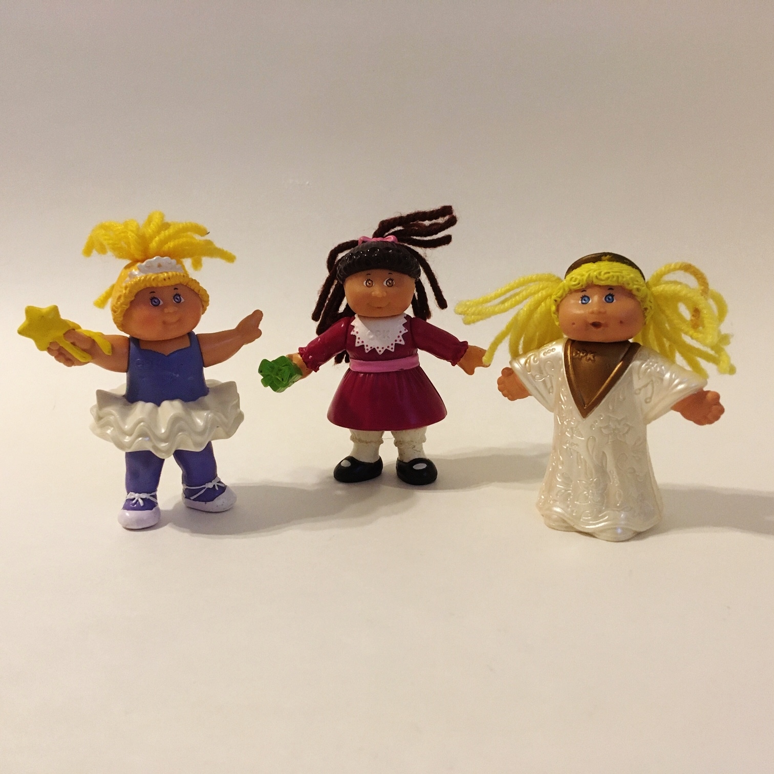 Primary image for Cabbage Patch Dolls McDonald's Toys Ballerina Party Girl Angel Lot 3 Collectible