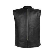 Men&#39;s Premium High Mileage Leather Vest - £36.35 GBP+