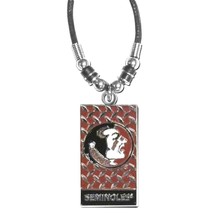 Florida State Seminoles NCAA Official Team Fan Gear Diamond Plate Rope Pendant - £4.47 GBP