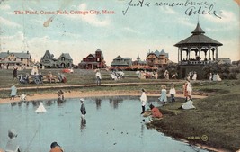 Cottage City Massachusetts~The POND-OCEAN Park 1900s Postcard - £5.70 GBP