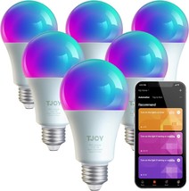 Tjoy Alexa Smart Light Bulbs, Wifi Led Light Bulb Works With, 6 Packs.... - £33.78 GBP