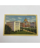 Vintage Postcard State House Beacon Hill Boston Massachusetts Linen Post... - $7.95