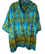No Boundaries Mens 3XL Button Up Down Hawaiian Shirt Birds Floral Short ... - $22.79 CAD
