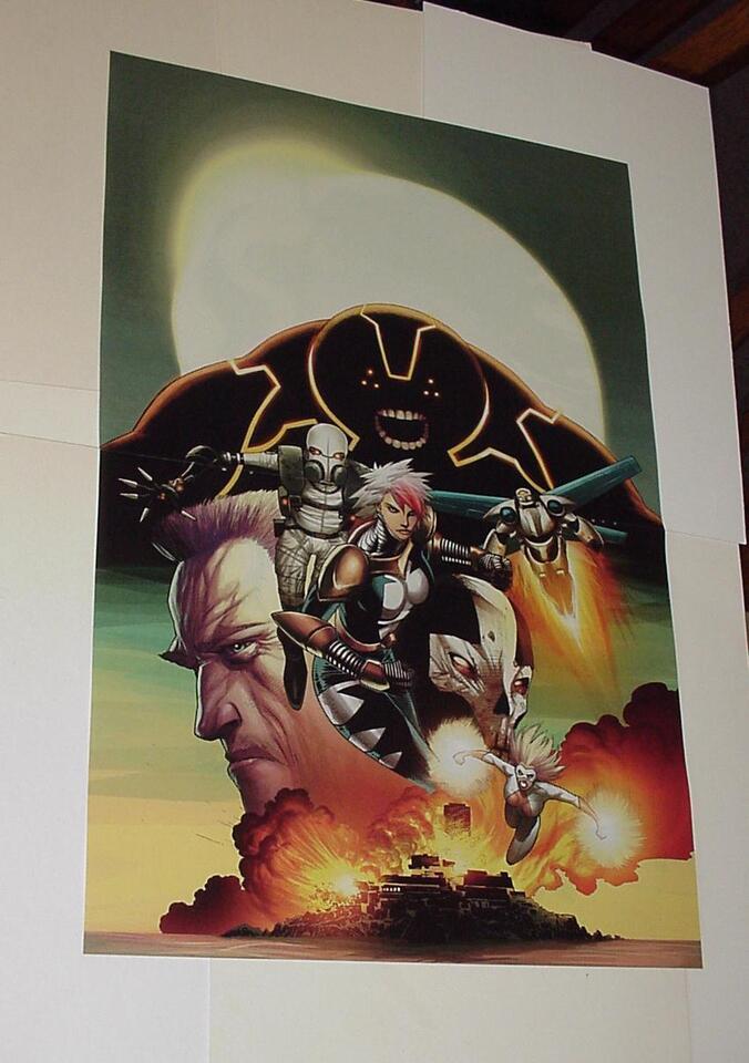 Primary image for Thunderbolts Poster # 4 Ghost Songbird Juggernaut Kev Walker USAgent Crossbones