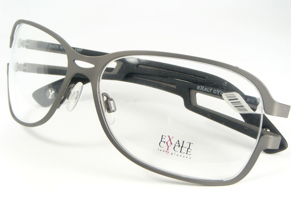 Exalt Cycle EXGENIUS C.3 GREY EYEGLASSES GLASSES METAL FRAME 58-15-135mm Italy Item image 4