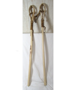 Native American Boy Men&#39;s Seminole Creek Stickball Game Sticks Set 35&quot; Long - $149.41 CAD