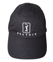 PGA Tour Standard Classic Logo Golf Hat - Slouch Style Black Cap - £7.90 GBP