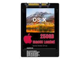 macOS Mac OS X 10.13 High Sierra Preloaded on 250GB Solid State Drive - £39.49 GBP