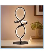 Spiral Table Lamp Modern Minimalistic Dimmable Table Lamp Very Bright Bl... - $35.99