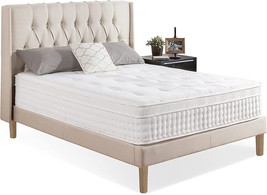 ZINUS 13 Inch Euro Top Pocket Spring Hybrid Mattress / Pressure, Box, Full,White - £334.21 GBP