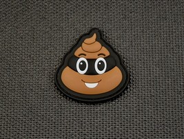 Turd Burglar 3D PVC Rubber Uniform RE Patch American Vandal Poop Emoji Poo - £5.96 GBP