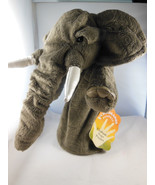 Elephant Puppet with Ring to Move Trunk Folkmanis 20&quot; Mint With Creased Tag - £11.89 GBP