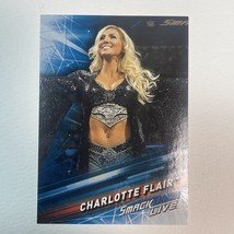 2019 Topps WWE SmackDown Live Blue Superstar Charlotte Flair #17 - £0.79 GBP
