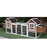 123&quot; Solid Wood Chicken Coop Backyard Hen House 4-6 Chickens w 4 Nesting... - $7,525.76 MXN