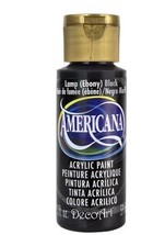 DecoArt Americana Acrylic Paint, 2 Oz., Lamp (Ebony) Black - $3.79