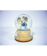 Carlton Cards Music Box Water Globe Vintage Christmas Angel Dove Snow Decor - €13,71 EUR
