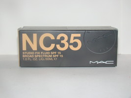 Mac NC35 - Studio Fix Fluid Spf 15 Broad Spectrum Spf 15 - 1.0 Fl Oz. LIQ/30ML - £35.92 GBP